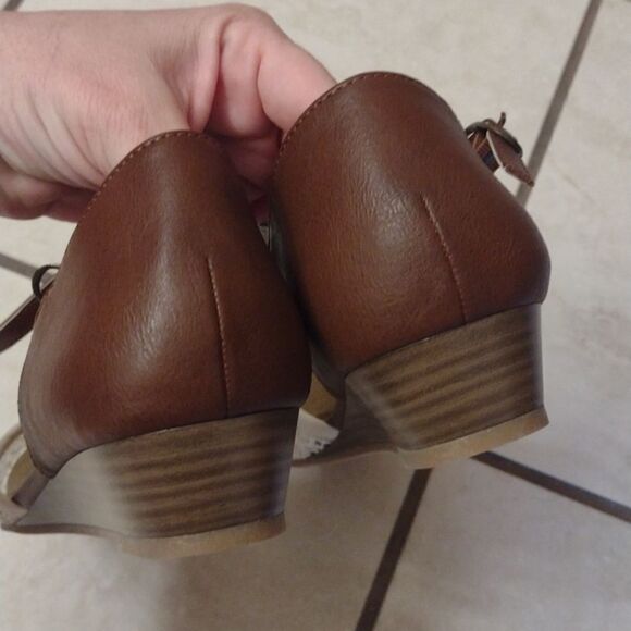 Seychelles sandals Jive Lace toe faux leather strappy flats size 9 - Picture 6 of 13